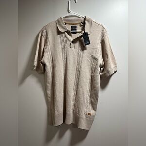 Buffalo David Bitton Light Tan Polo Shirt